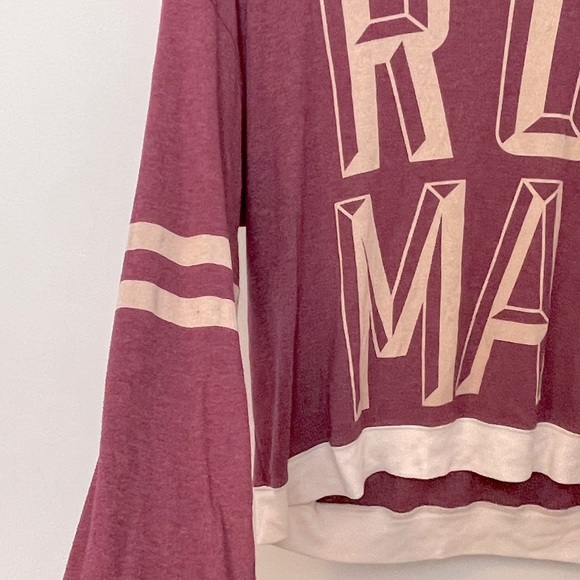 Wildfox Couture Oversized Roma Sweater in Bordeaux - Small - Picture 5 of 9